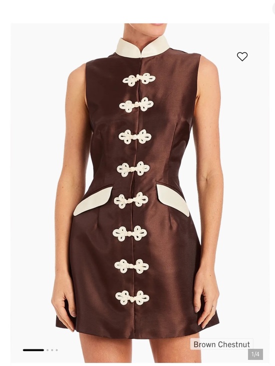 Mestiza New York Dresses & Skirts - NWT Mestiza New York Tamara Stand-Collar Sleeveless Minidress